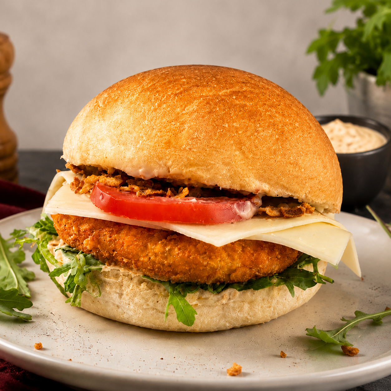 burger vegetarien montreuil sur ille